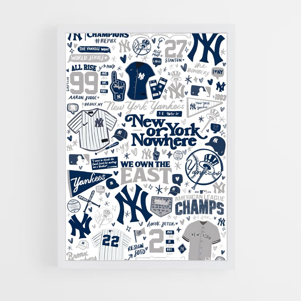 Poster New York Legends – affiche Baseball (vue 3)